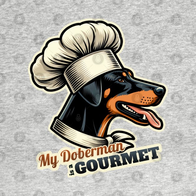 Chef Doberman by k9-tee